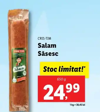 Lidl CRIS-TIM Salam Săsesc Ofertă
