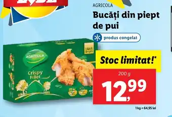 Lidl AGRICOLA Bucăţi din piept de pui Ofertă