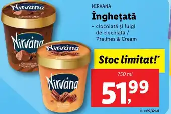 Lidl NIRVANA Îngheţată Ofertă