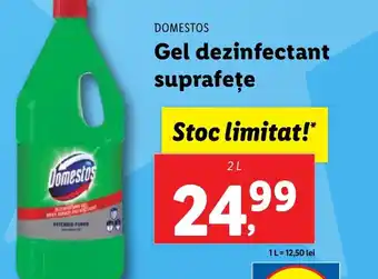 Lidl DOMESTOS Gel dezinfectant suprafețe Ofertă