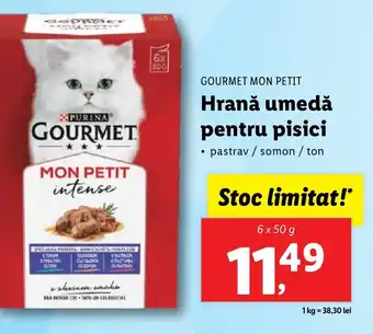 Lidl GOURMET MON PETIT Hrană umedă pentru pisici Ofertă