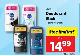 Lidl NIVEA Deodorant Stick Ofertă