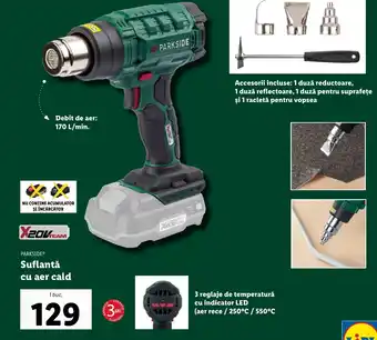 Lidl PARKSIDE Suflantǎ cu aer cald Ofertă