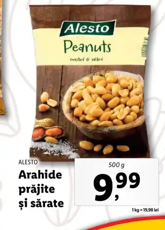 Lidl ALESTO Arahide prăjite şi sărate Ofertă