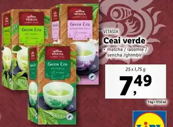 Lidl VITASIA Ceai verde Ofertă