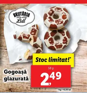 Lidl Gogoaşă glazurată Ofertă