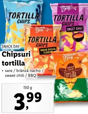 Lidl SNACK DAY Chipsuri tortilla Ofertă