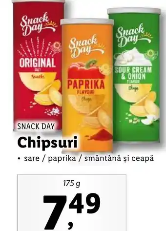 Lidl SNACK DAY Chipsuri Ofertă