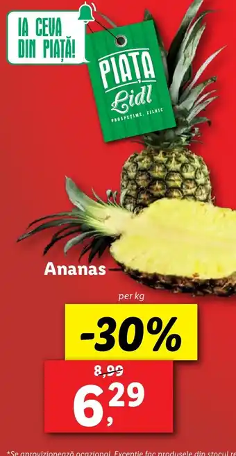 Lidl Ananas Ofertă