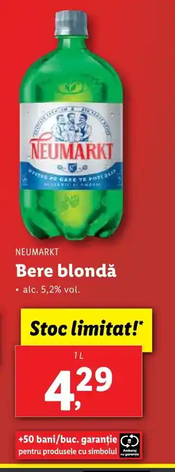 Lidl NEUMARKT Bere blondǎ Ofertă