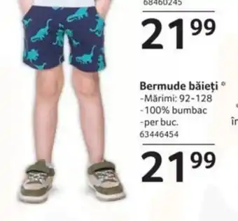 Selgros Bermude băieţi Ofertă