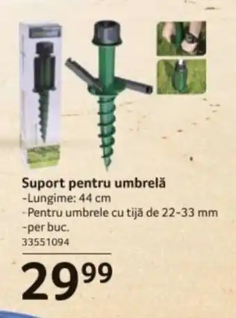 Selgros Suport pentru umbrelǎ Ofertă
