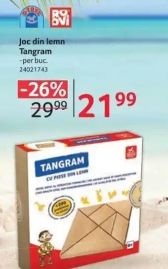 Selgros Joc din lemn Tangram Ofertă