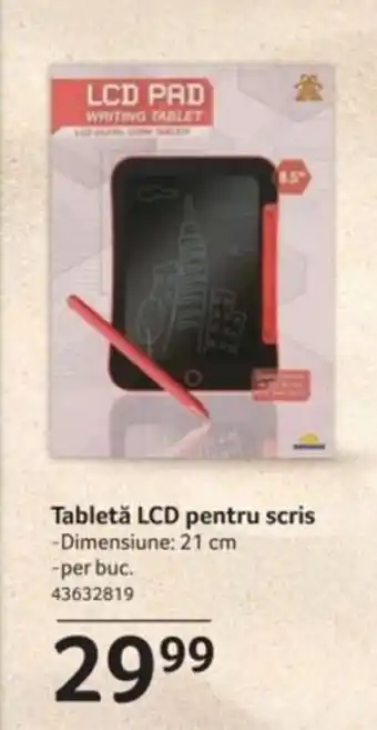 Selgros Tabletǎ LCD pentru scris Ofertă