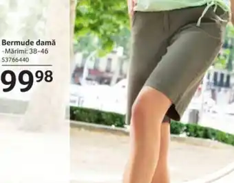 Selgros Bermude damă Ofertă