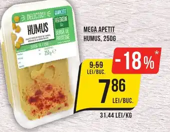 Mega Image MEGA APETIT HUMUS, 250G Ofertă