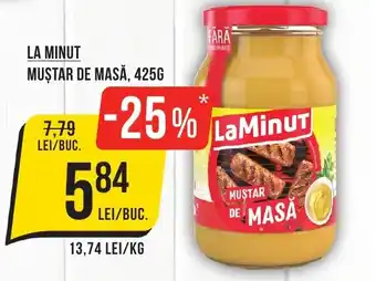Mega Image LA MINUT MUŞTAR DE MASĂ, 425G Ofertă