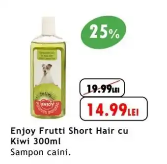 Enjoy Frutti Short Hair cu Kiwi 300ml