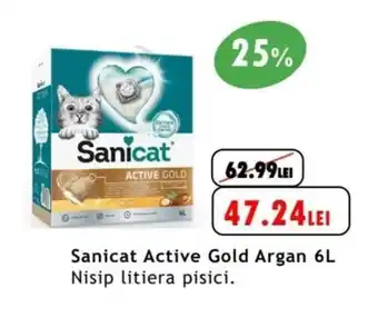 Animax Sanicat Active Gold Argan 6L Ofertă