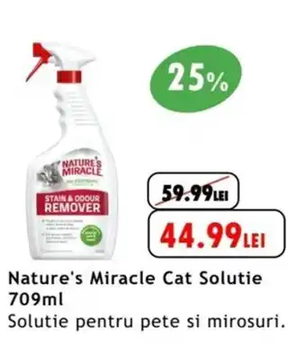 Animax Nature's Miracle Cat Solutie 709ml Ofertă