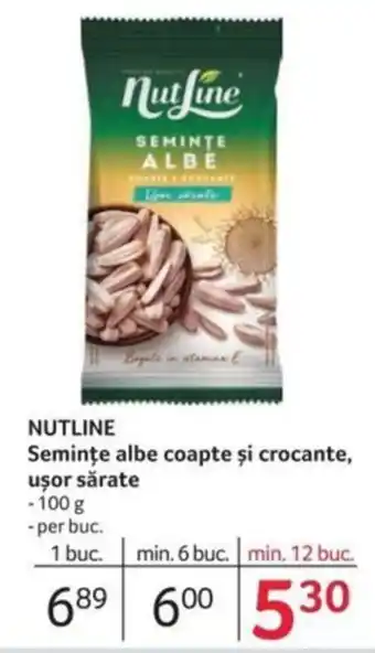 Selgros NUTLINE Semințe albe coapte și crocante, ușor sărate Ofertă