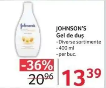 Selgros JOHNSON'S Gel de duş Ofertă