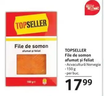 Selgros TOPSELLER File de somon afumat şi feliat Ofertă