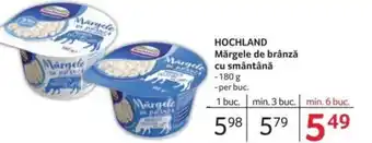Selgros HOCHLAND Mărgele de brânză cu smântână Ofertă