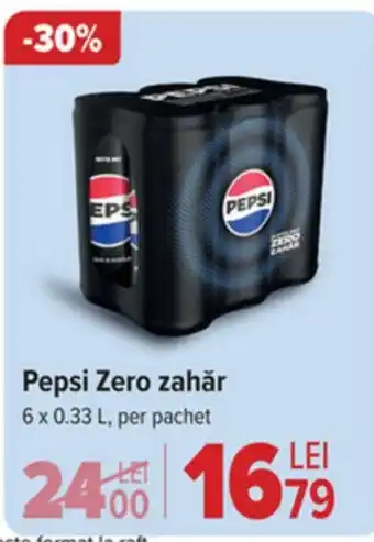 Carrefour Pepsi Zero zahăr Ofertă