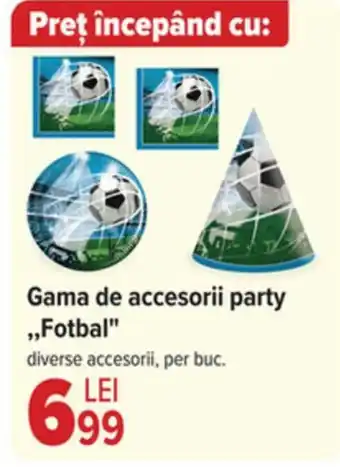 Carrefour Gama de accesorii party ,,Fotbal" Ofertă