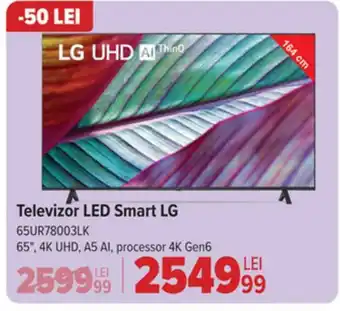 Carrefour Televizor LED Smart LG 65UR78003LK Ofertă