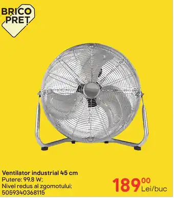 Ventilator industrial 45 cm