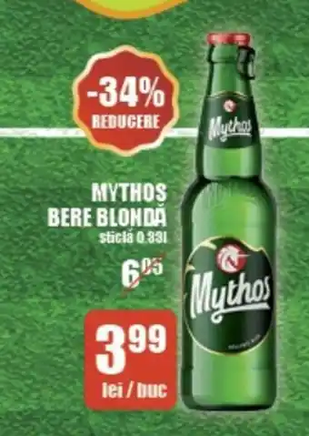Auchan MYTHOS BERE BLONDA Ofertă