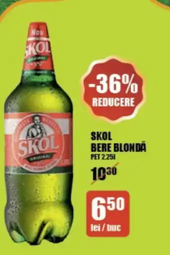 Auchan SKOL BERE BLONDA Ofertă