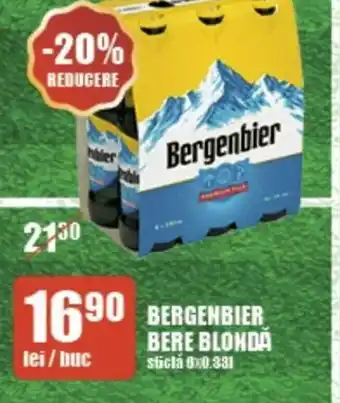 Auchan BERGENBIER BERE BLONDA Ofertă