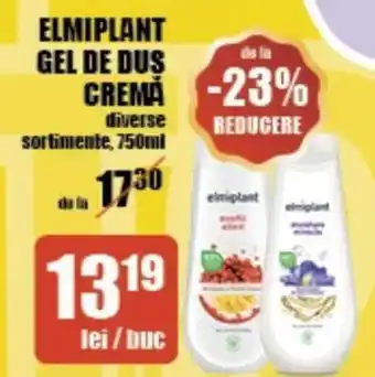 Auchan ELMIPLANT GEL DE DUS CREMĂ Ofertă