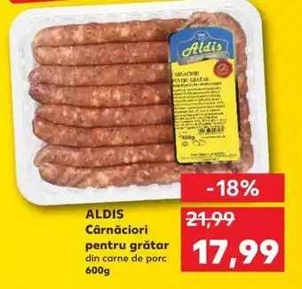 Kaufland ALDIS Cârnăciori pentru grătar Ofertă