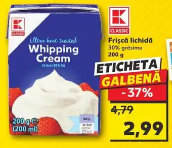 Kaufland Frişcă lichidă Ofertă