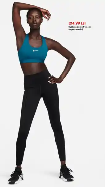 Intersport Bustiera dama Swoosh (suport mediu) Ofertă
