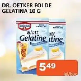 Unicarm DR. OETKER FOI DE GELATINA 10 G Ofertă