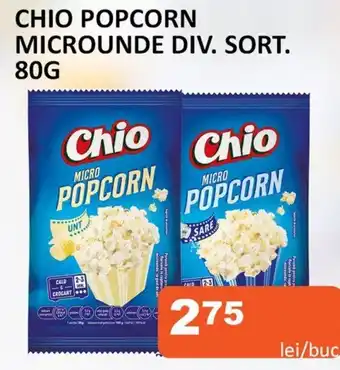 CHIO POPCORN MICROUNDE DIV. SORT. 80G