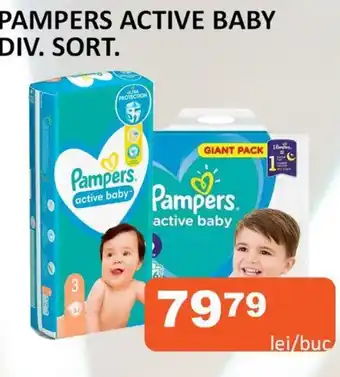 Unicarm PAMPERS ACTIVE BABY DIV. SORT. Ofertă