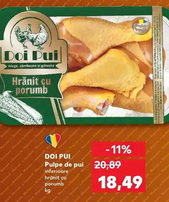 Kaufland DOI PUI Pulpe de pui Ofertă