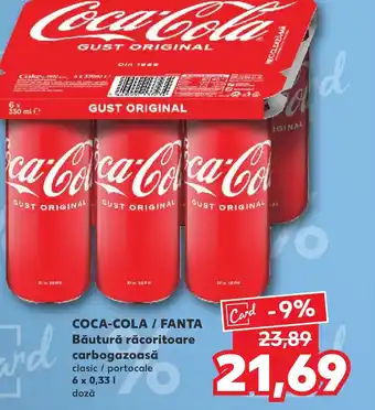 Kaufland COCA-COLA / FANTA Băutură răcoritoare carbogazoasă Ofertă