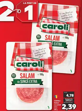 CAROLI Salam cu şuncă