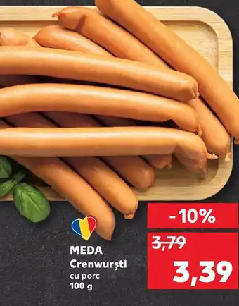 Kaufland MEDA Crenwurşti Ofertă
