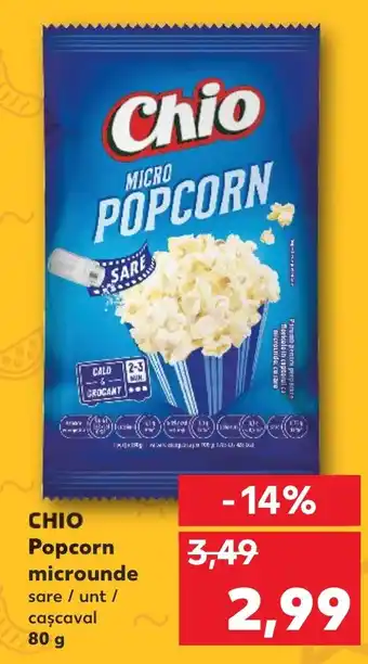Kaufland CHIO Popcorn microunde Ofertă