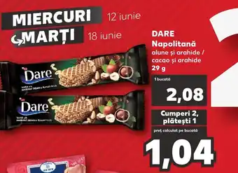 Kaufland DARE Napolitană Ofertă