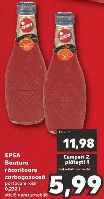 Kaufland EPSA Băutură răcoritoare carbogazoasă 0.232L Ofertă