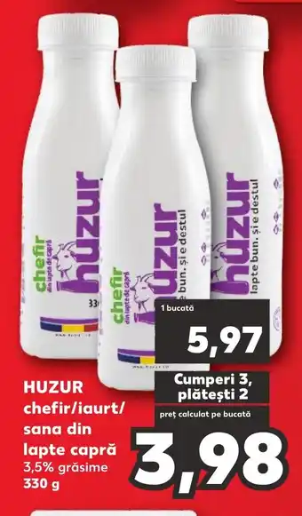 HUZUR chefir/iaurt/ sana din lapte capră